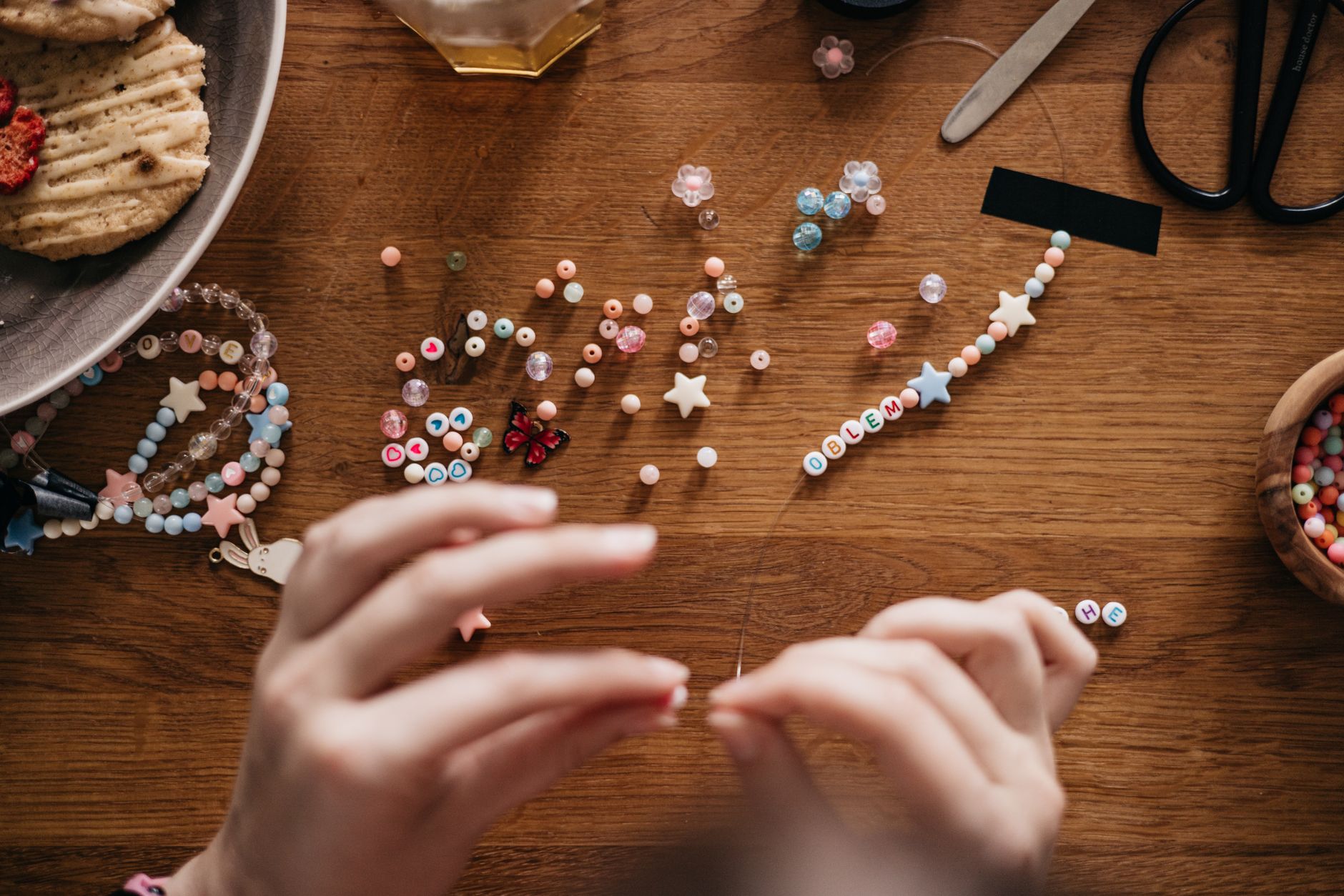 Perles de bois : le style nature