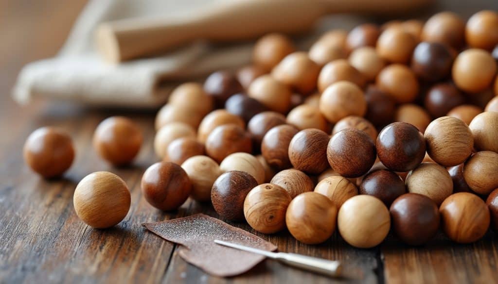 Perles en bois : les finitions et l&rsquo;entretien