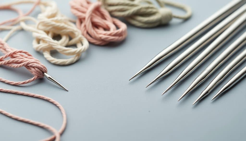 Aiguilles à perles : les tailles selon le fil