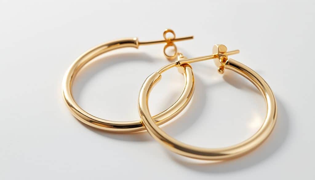 Boucles d&rsquo;oreilles créoles : le montage le plus simple