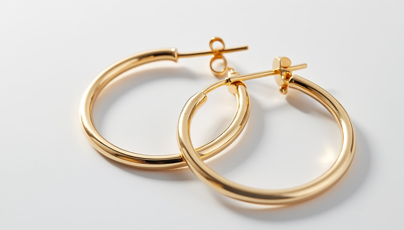 Boucles d&rsquo;oreilles créoles : le montage le plus simple