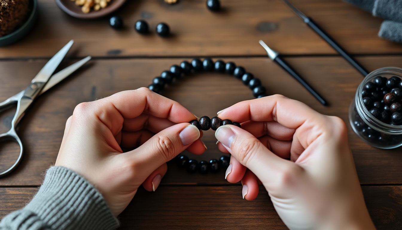 Bracelet shamballa : le montage expliqué