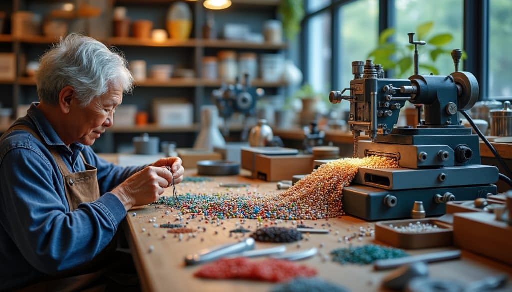 Enfileur et moulin à perles : ce que ça change au temps de travail