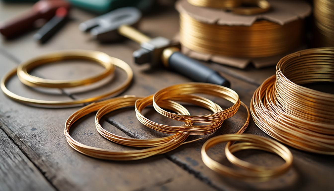 Fil de laiton pour wire wrapping : les diamètres utiles
