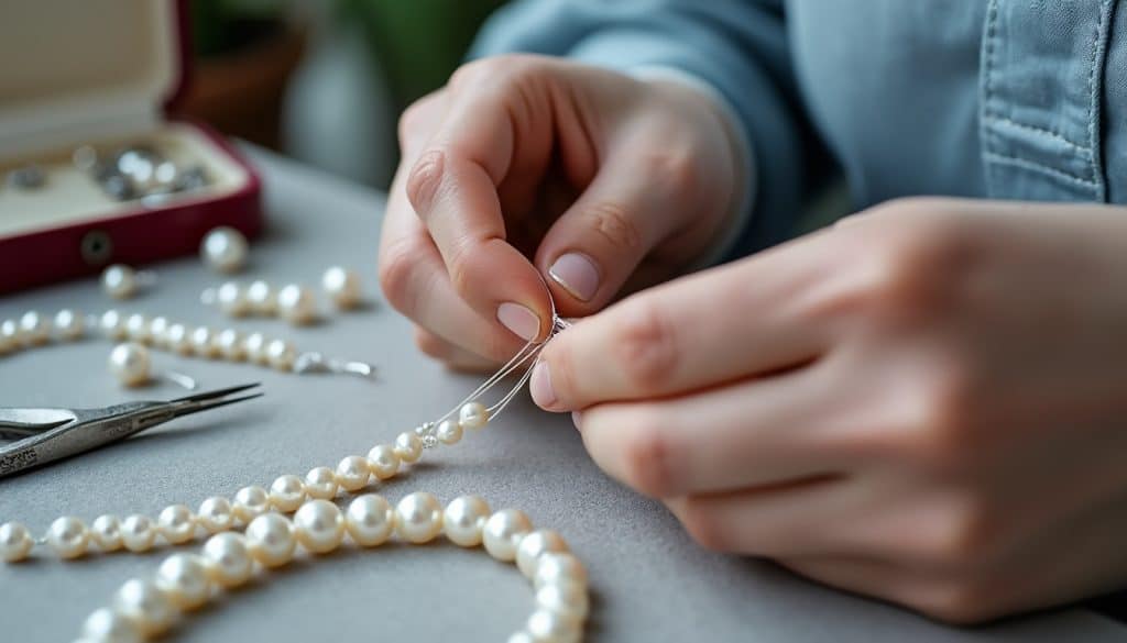Réparer un collier de perles cassé : la marche à suivre
