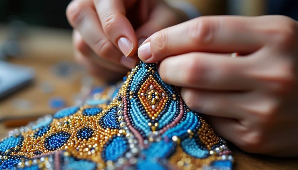Tissage peyote : le point de départ