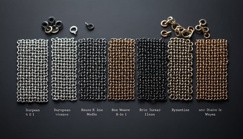 Type de maille de chaîne : le guide illustré